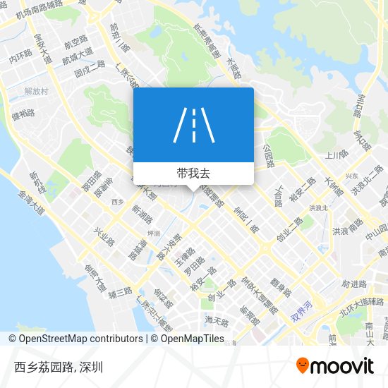 西乡荔园路地图
