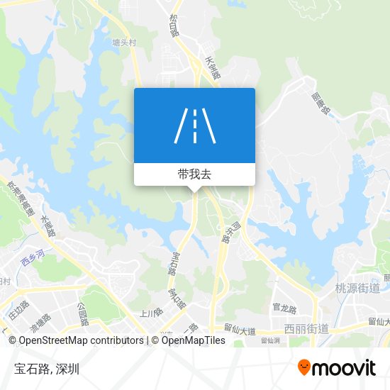 宝石路地图