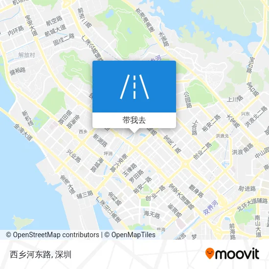 西乡河东路地图