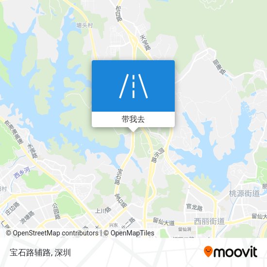 宝石路辅路地图