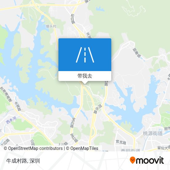 牛成村路地图
