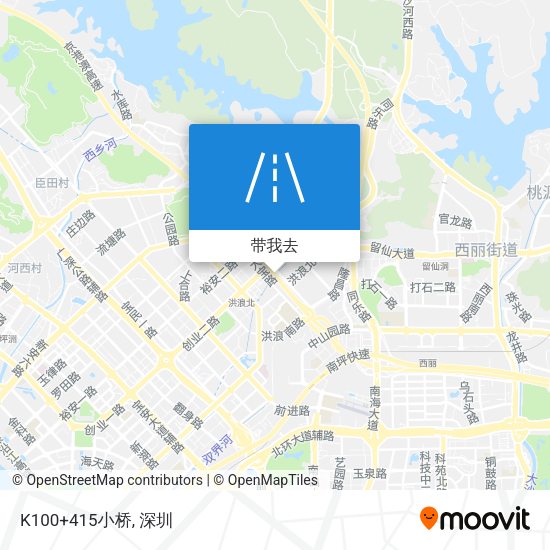 K100+415小桥地图