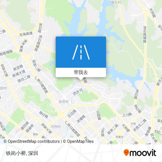 铁岗小桥地图