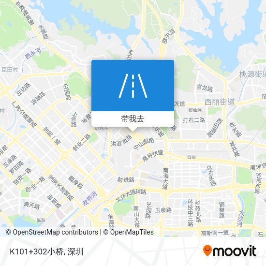 K101+302小桥地图