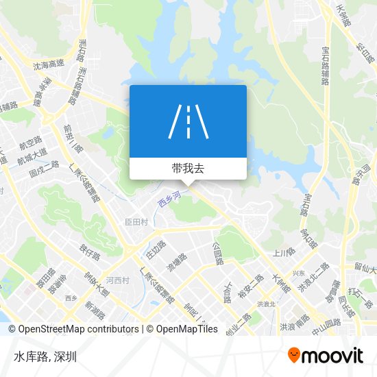 水库路地图