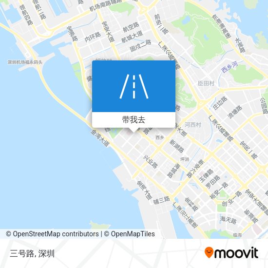 三号路地图