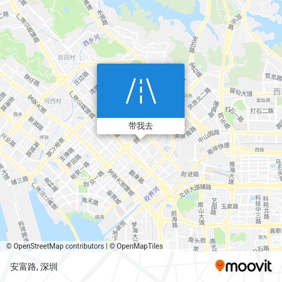 安富路地图