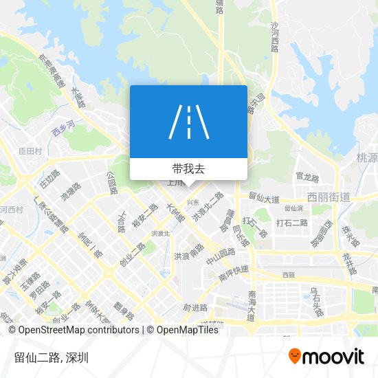 留仙二路地图