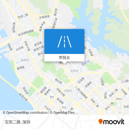 宝田二路地图