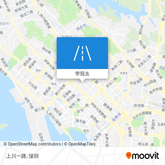 上川一路地图
