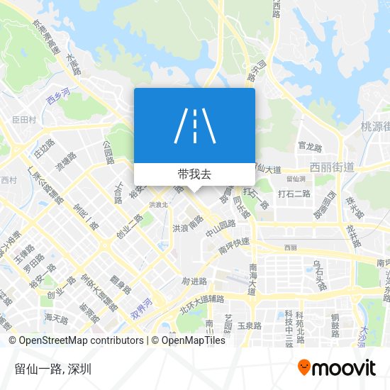 留仙一路地图