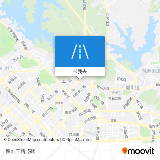 留仙三路地图
