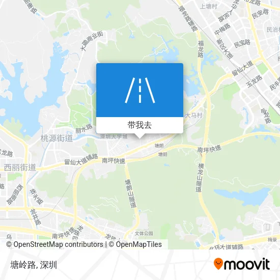 塘岭路地图