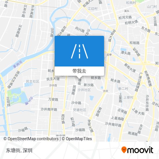 东塘街地图