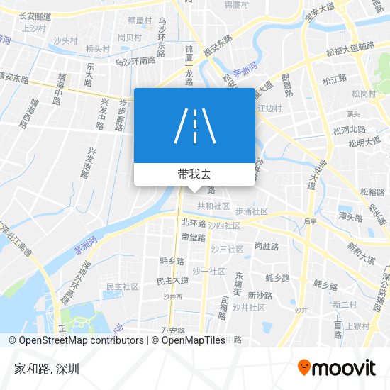 家和路地图