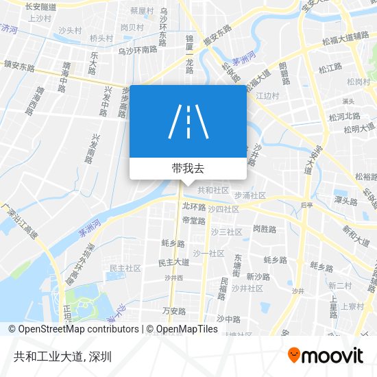 共和工业大道地图