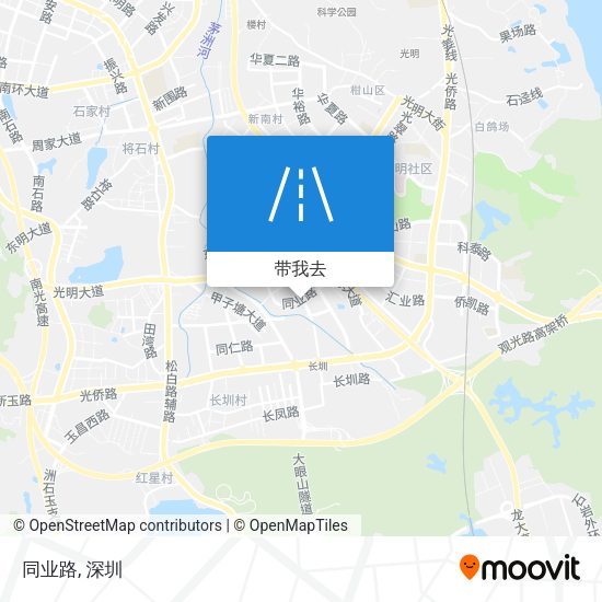 同业路地图