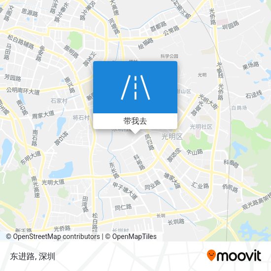 东进路地图