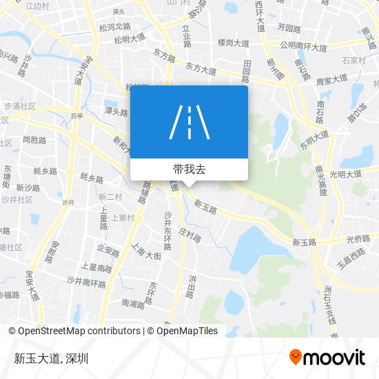 新玉大道地图