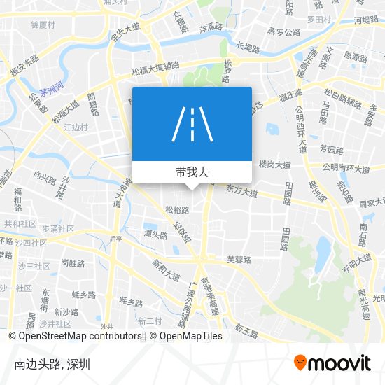 南边头路地图