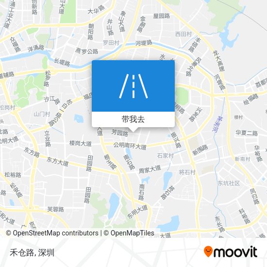 禾仓路地图