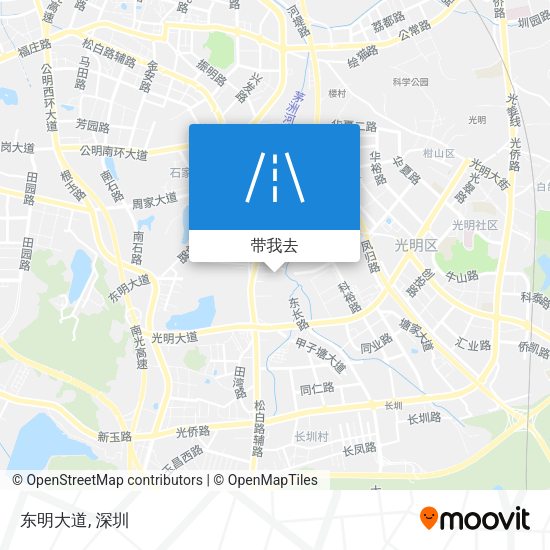 东明大道地图