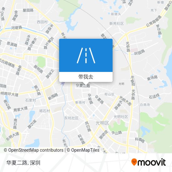 华夏二路地图