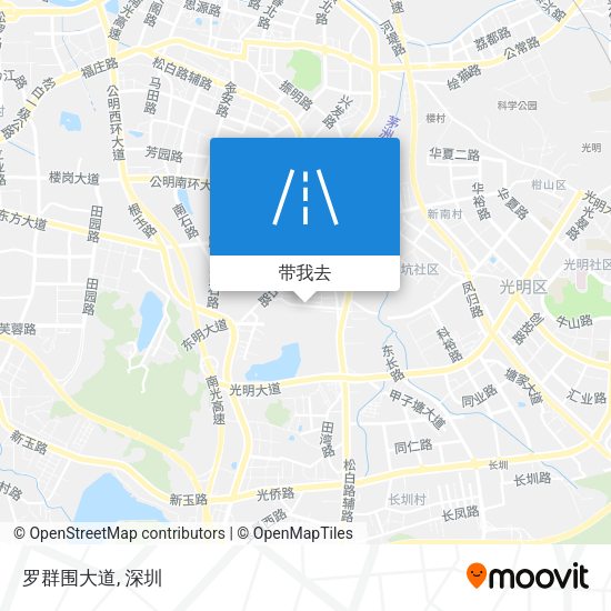 罗群围大道地图