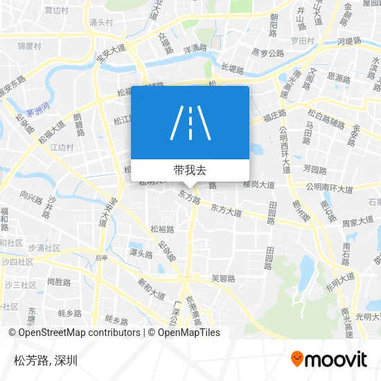 松芳路地图
