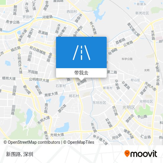 新围路地图