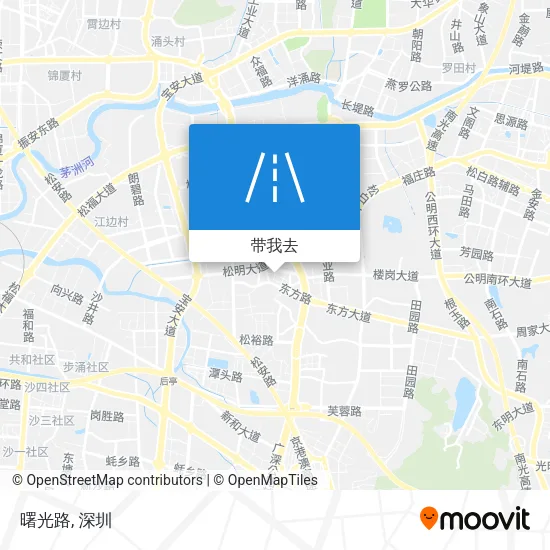 曙光路地图
