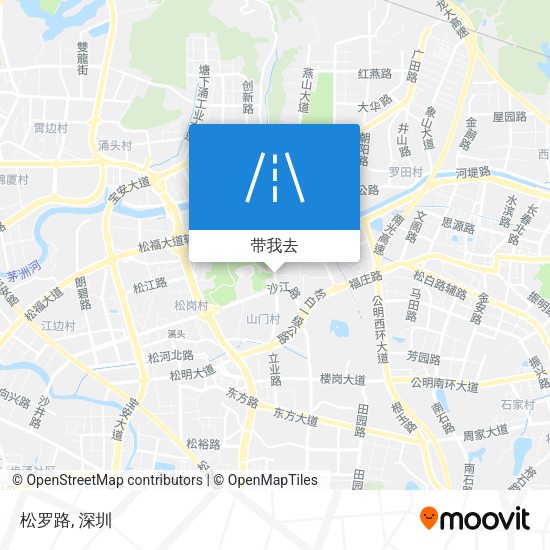 松罗路地图
