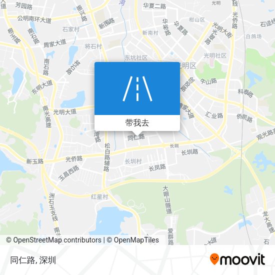 同仁路地图