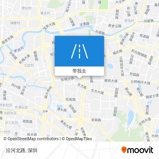 沿河北路地图