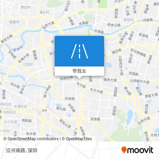 沿河南路地图