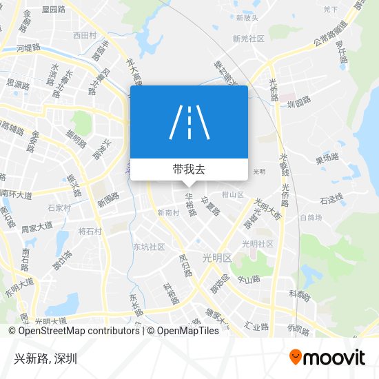 兴新路地图