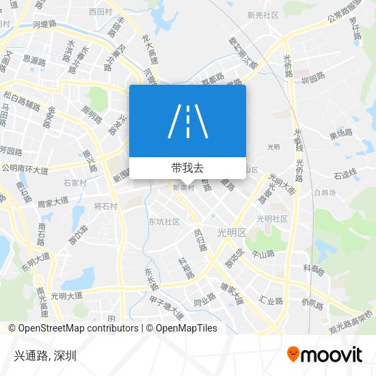 兴通路地图