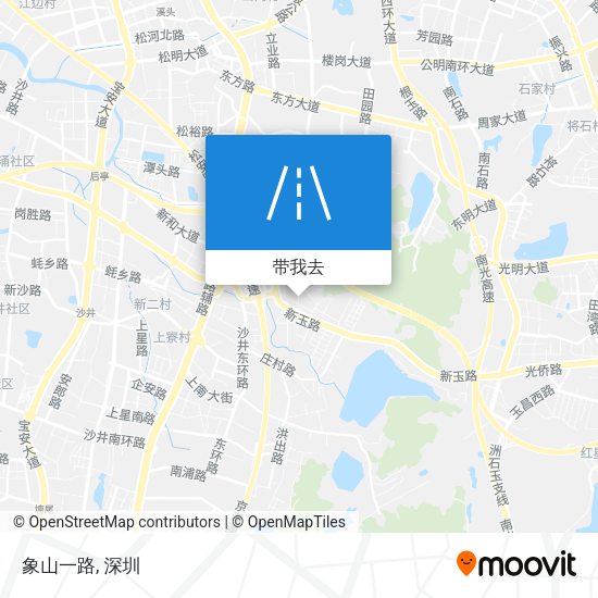 象山一路地图