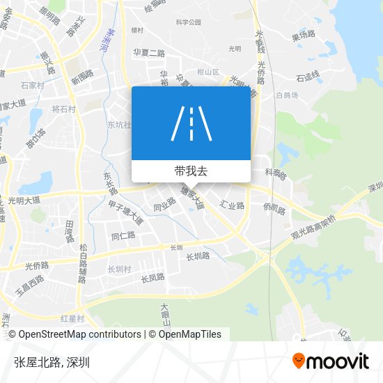 张屋北路地图