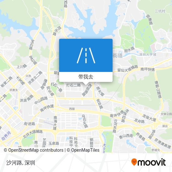 沙河路地图