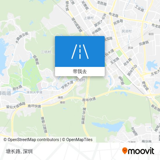 塘长路地图
