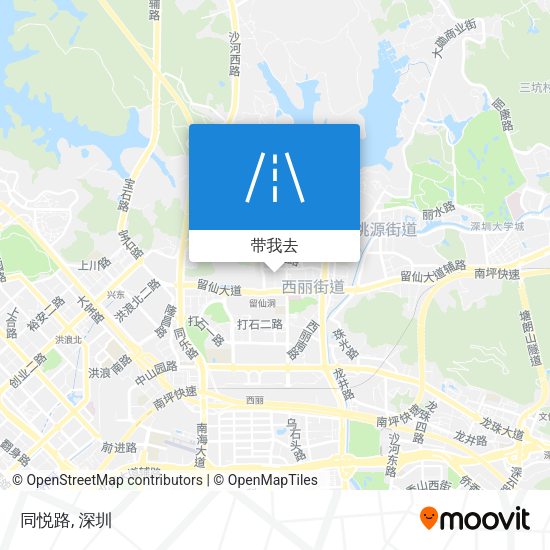 同悦路地图
