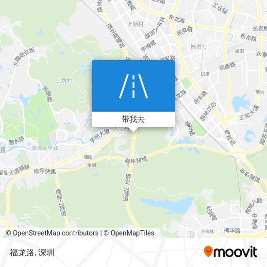 福龙路地图