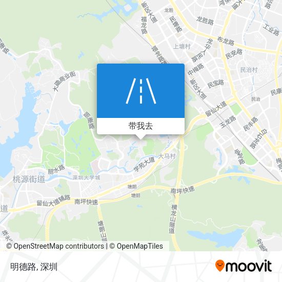 明德路地图