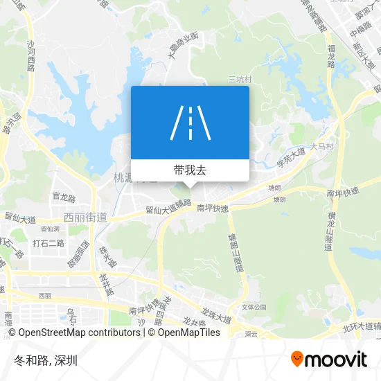 冬和路地图