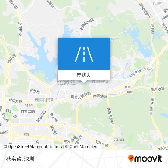 秋实路地图