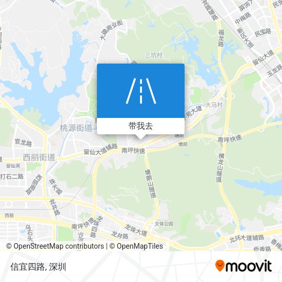 信宜四路地图