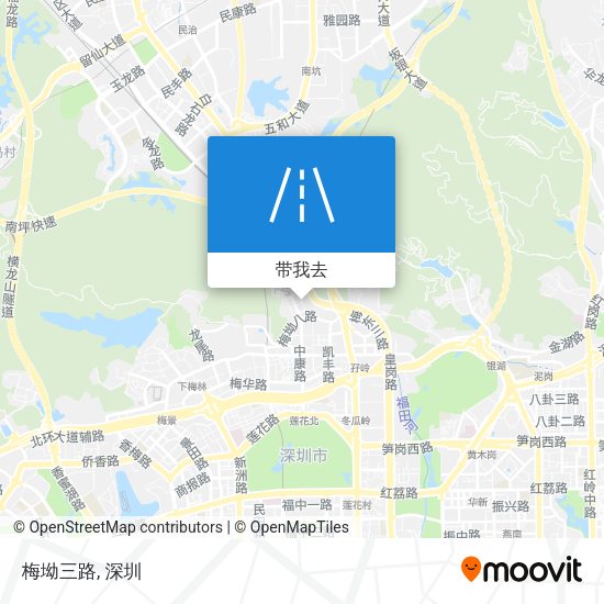 梅坳三路地图
