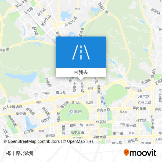 梅丰路地图
