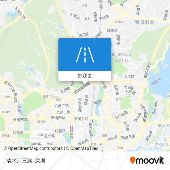 清水河三路地图